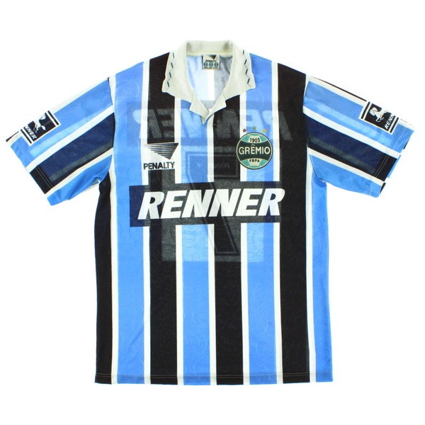 Camiseta Grêmio Primera Equipo Retro 1995 Azul